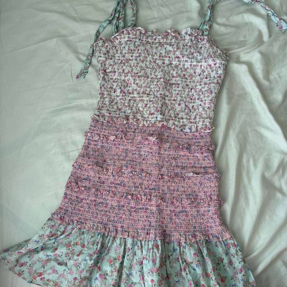 Loveshackfancy mini dress